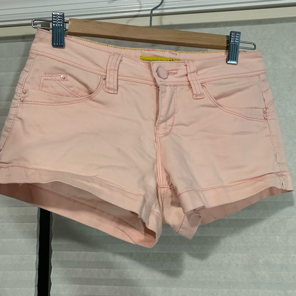 Pretty pink jean shorts